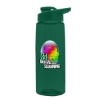 Garyline® Flair Tritan® Bottle with Drink-Thru Lid - 26 oz. - Transparent dark green